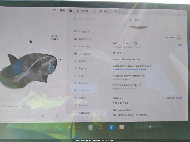 Aukcja sprzedaży 2019 Tesla Model 3 Long Range/mid Range/standard Range/standard Range Plus, vin: 5YJ3E1EA6KF298340, numer aukcji: 44452806