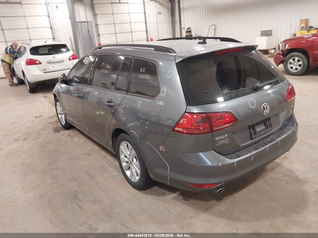 2017 Volkswagen Golf Sportwagen Tsi S მანქანა იყიდება აუქციონზე, vin: 3VW017AU0HM518638, აუქციონის ნომერი: 44452819