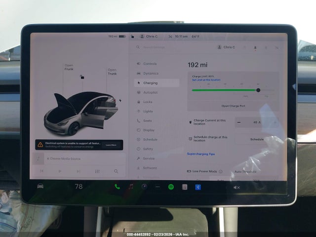 Aukcja sprzedaży 2018 Tesla Model 3, vin: 5YJ3E1EA4JF060792, numer aukcji: 44452892