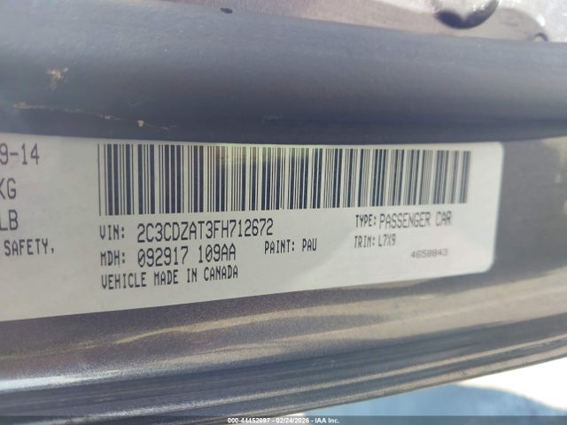 2015 DODGE CHALLENGER 2C3CDZAT3FH712672 Photo 8