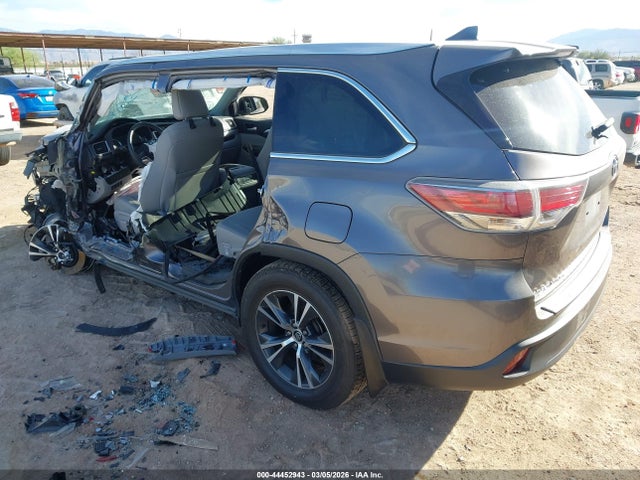 5TDKKRFH8GS503285 Toyota Highlander Xle V6