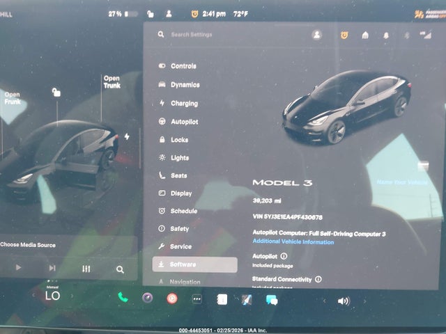 2023 Tesla Model 3 Rear-wheel Drive მანქანა იყიდება აუქციონზე, vin: 5YJ3E1EA4PF430678, აუქციონის ნომერი: 44453051