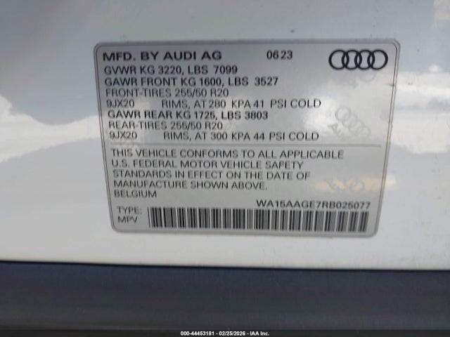 2024 AUDI Q8 E-TRON WA15AAGE7RB025077 Photo 8
