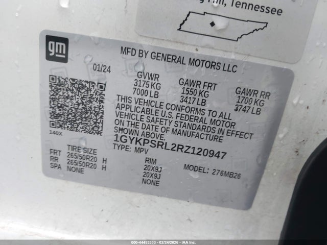 2024 CADILLAC LYRIQ 1GYKPSRL2RZ120947 Photo 8