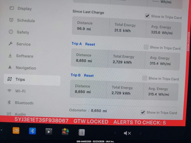 Продажа на аукционе авто 2025 Tesla Model 3 Performance All-wheel Drive, vin: 5YJ3E1ET3SF938067, номер лота: 44453358