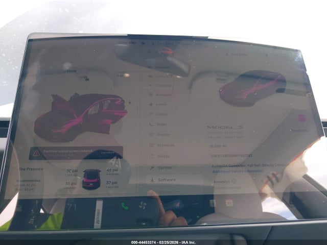 44453374 :رقم المزاد ، 5YJ3E1EB9RF821742 vin ، 2024 Tesla Model 3 Long Range Dual Motor All-wheel Drive مزاد بيع