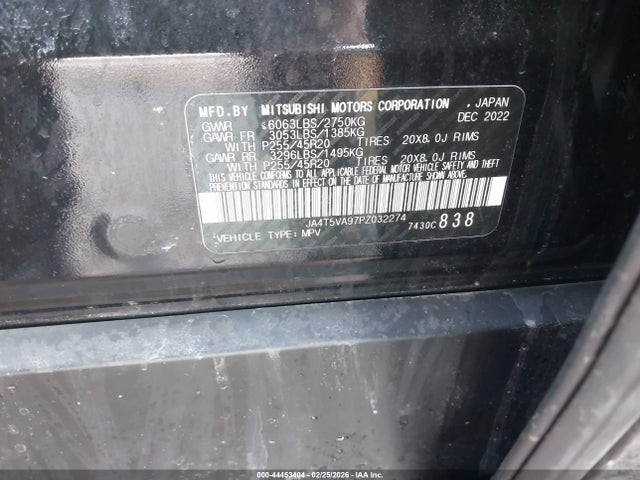 2023 MITSUBISHI OUTLANDER PHEV JA4T5VA97PZ032274 Photo 8