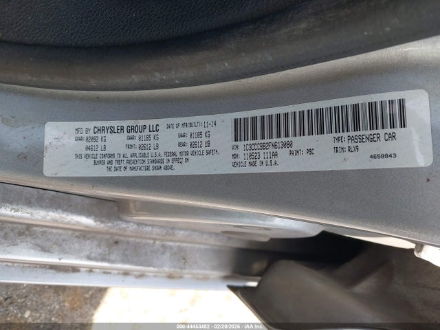 Chrysler 200 S 2015 1C3CCCBB2FN613080 Image 9