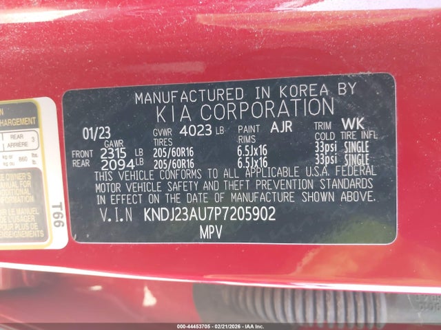 KIA SOUL LX 2023 KNDJ23AU7P7205902 Image 9