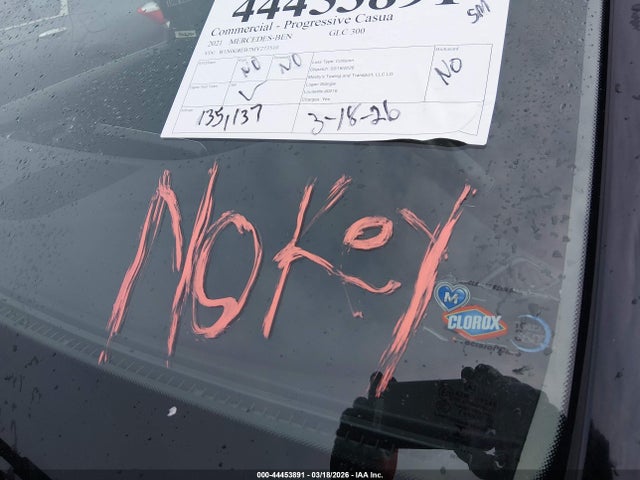 44453891 :رقم المزاد ، W1N0G8EB7MV273510 vin ، 2021 Mercedes-benz Glc 300 4matic Suv مزاد بيع
