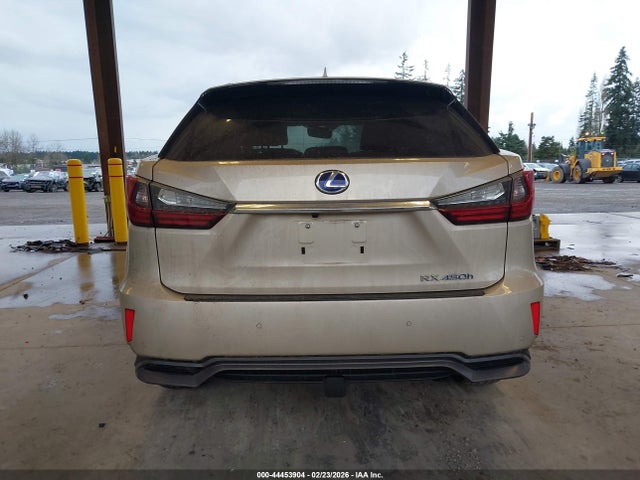 Aukcja sprzedaży 2018 Lexus Rx 450h, vin: 2T2BGMCA6JC028100, numer aukcji: 44453904