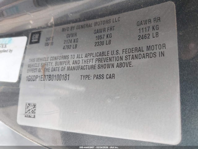 2011 CADILLAC CTS 1G6DP1ED7B0100181 Photo 8