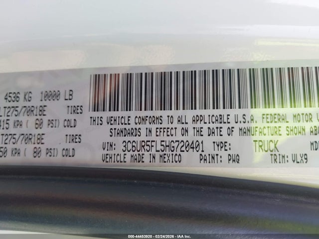 2017 RAM 2500 3C6UR5FL5HG720401 Photo 8