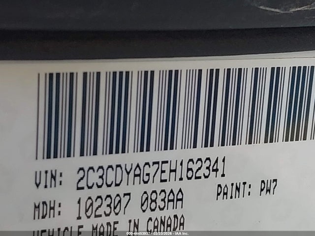 Продажа на аукционе авто 2014 Dodge Challenger Rallye Redline, vin: 2C3CDYAG7EH162341, номер лота: 44453937