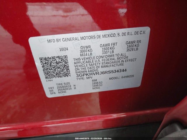 Honda Prologue Ex 2024 3GPKHVRJ6RS534344 Image 9