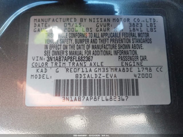 Nissan SENTRA SV 2015 3N1AB7AP8FL682367 Image 9