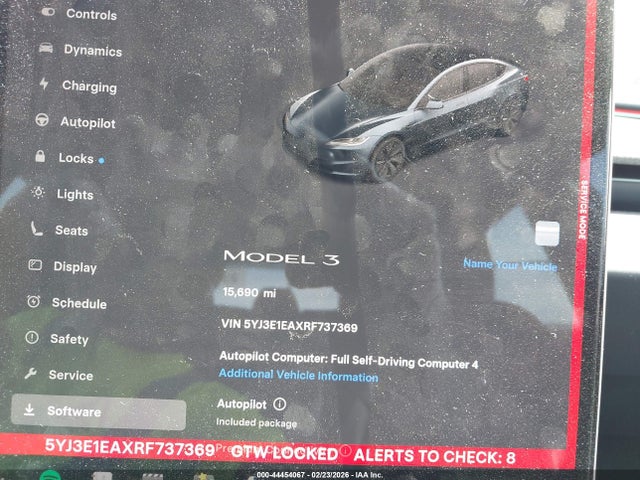 Aukcja sprzedaży 2024 Tesla Model 3 Long Range Dual Motor All-wheel Drive/rear-wheel Drive, vin: 5YJ3E1EAXRF737369, numer aukcji: 44454067