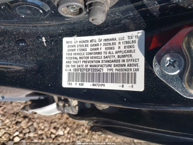 Honda Civic Ex-l 2015 19XFB2F93FE055421 Image 9
