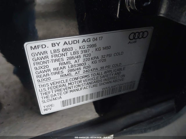 2017 AUDI Q7 WA1LAAF72HD054824 Photo 8