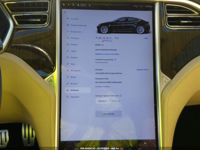 2012 TESLA MODEL S 5YJSA1DP4CFP01245 Photo 6