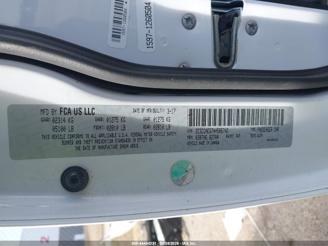 Продажа на аукционе авто 2017 Chrysler 300c, vin: 2C3CCAEG7HH586742, номер лота: 44454231
