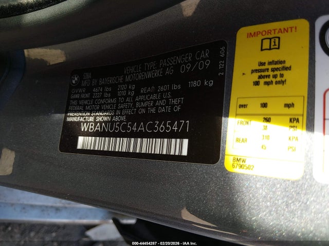 2010 BMW 528I WBANU5C54AC365471 Photo 8