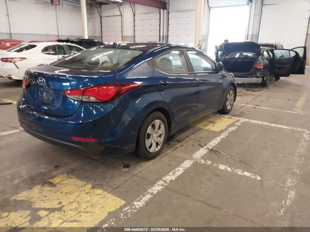 44454312 :رقم المزاد ، 5NPDH4AE8GH758287 vin ، 2016 Hyundai Elantra Se مزاد بيع
