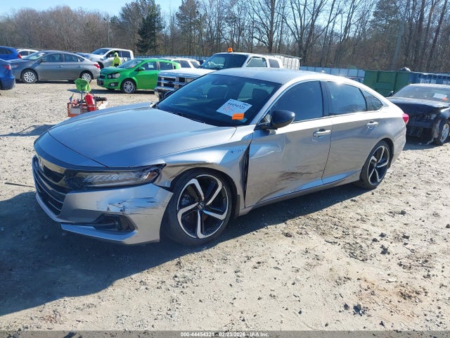 Auction sale of the 2022 Honda Accord Hybrid Sport, vin: 1HGCV3F27NA044248, lot number: 44454321