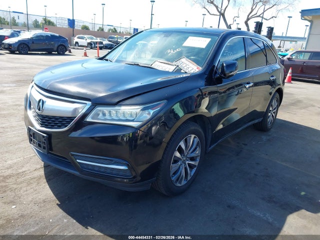 Acura Mdx Technology Package 2014 5FRYD3H47EB017787 Image 2