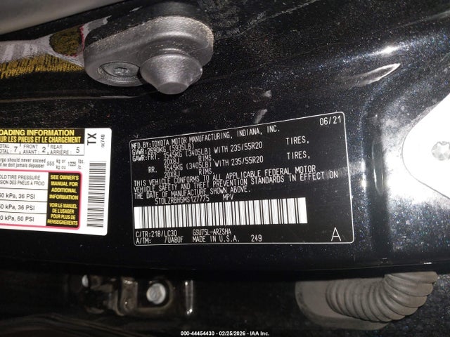 Toyota Highlander Xse 2021 5TDLZRBH5MS127775 Image 9