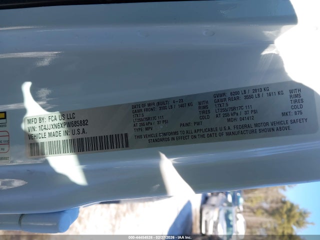Продажа на аукционе авто 2023 Jeep Wrangler 4xe 4x4, vin: 1C4JJXN6XPW685882, номер лота: 44454528