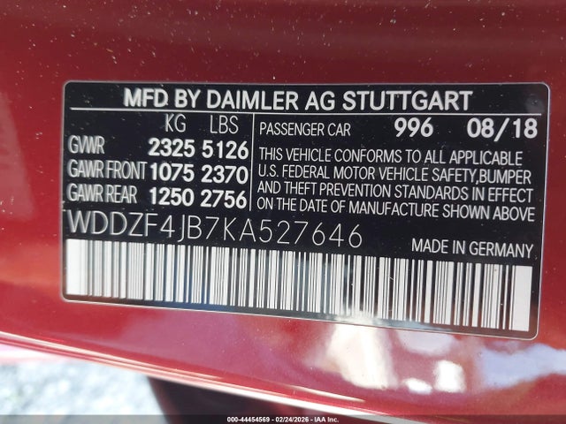 Mercedes-Benz E 300 2019 WDDZF4JB7KA527646 Image 9