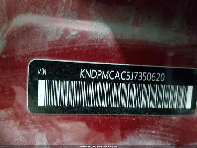 Продажа на аукционе авто 2018 Kia Sportage Lx, vin: KNDPMCAC5J7350620, номер лота: 44454614