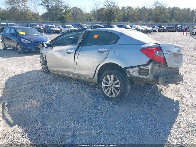 2012 Honda Civic Ex მანქანა იყიდება აუქციონზე, vin: JHMFB2F87CS001800, აუქციონის ნომერი: 44454731
