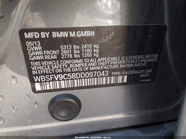 2013 BMW M5 WBSFV9C58DD097043 Photo 8