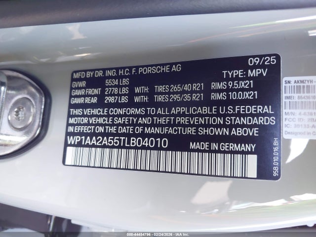 2026 PORSCHE MACAN WP1AA2A55TLB04010 Photo 8