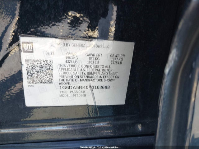 2023 CADILLAC CT4 1G6DA5RK0P0103688 Photo 8