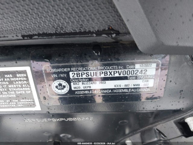 2BPSUEPBXPV000242 Ski-Doo Other