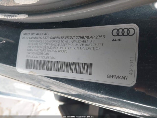 2013 AUDI A6 WAUGGAFC1DN062661 Photo 8