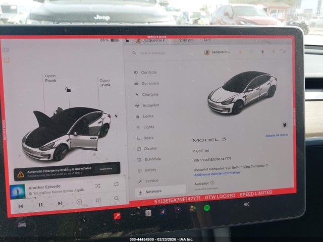 2022 TESLA MODEL 3 5YJ3E1EA7NF147771 Photo 6
