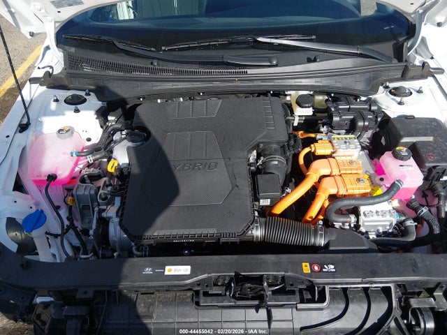 KMHLM4DJ0SU157594 Hyundai Elantra Hybrid Blue