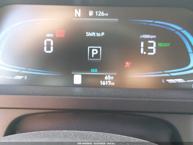 KMHLM4DJ0SU157594 Hyundai Elantra Hybrid Blue