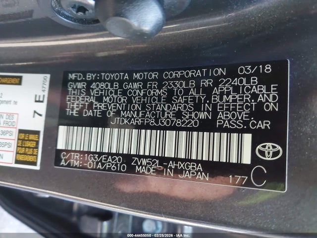 Toyota Prius Prime Advanced 2018 JTDKARFP8J3078220 Image 9