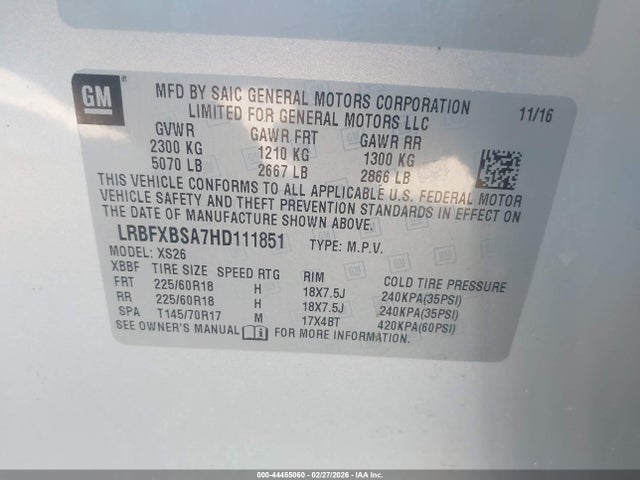 Buick Envision Essence 2017 LRBFXBSA7HD111851 Image 9