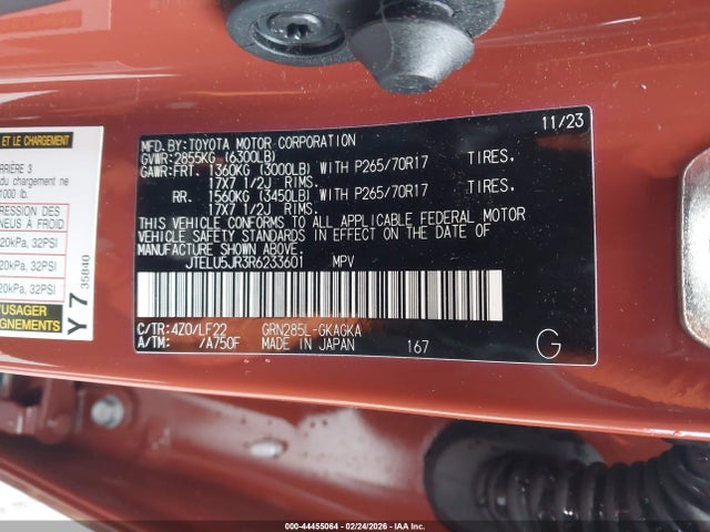 JTELU5JR3R6233601 Toyota 4runner Trd Pro