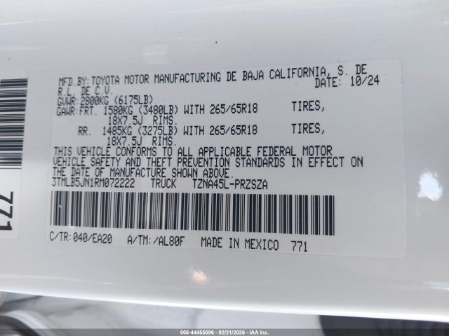 2024 TOYOTA TACOMA 3TMLB5JN1RM072222 Photo 8