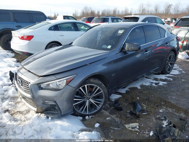 44455240 :رقم المزاد ، JN1EV7AR7KM593531 vin ، 2019 Infiniti Q50 3.0t Sport مزاد بيع