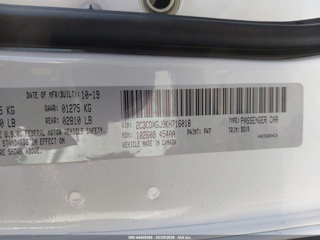 Dodge Charger Scat Pack Rwd 2019 2C3CDXGJ9KH716018 Image 9