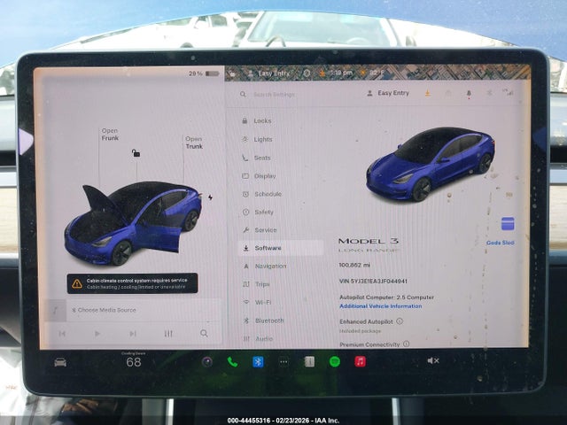 Продаж на аукціоні авто 2018 Tesla Model 3 Long Range/mid Range, vin: 5YJ3E1EA3JF044941, номер лоту: 44455316