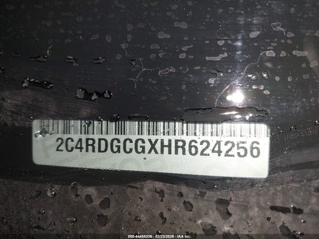2C4RDGCGXHR624256 Dodge Grand Caravan Sxt